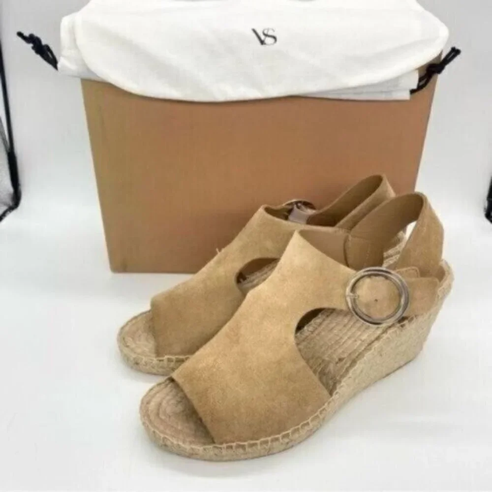 Via Spiga Nolan Espadrille Wedge Sandals
